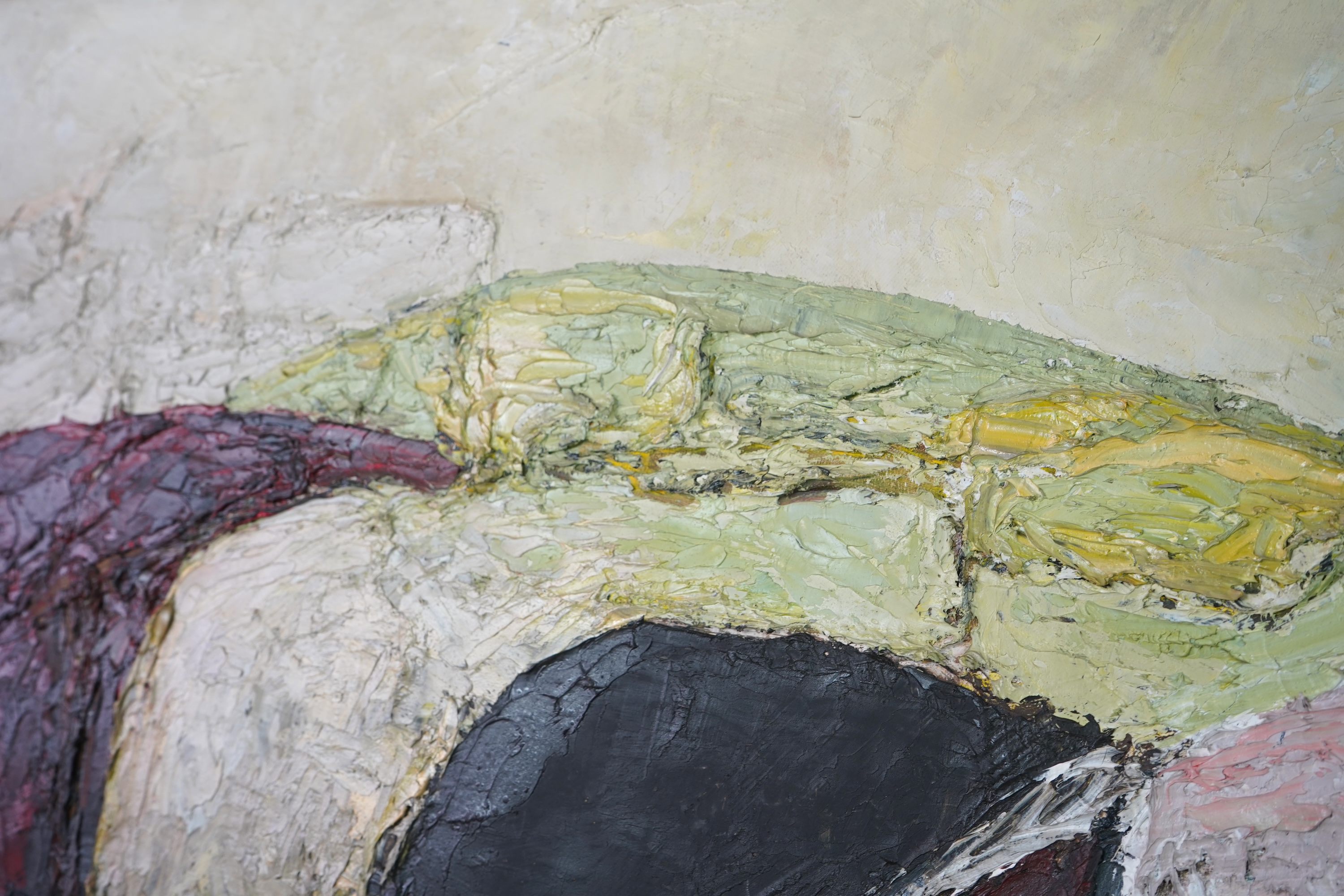 Gisela Horstkotte, German b. 1928, Stylised landscape